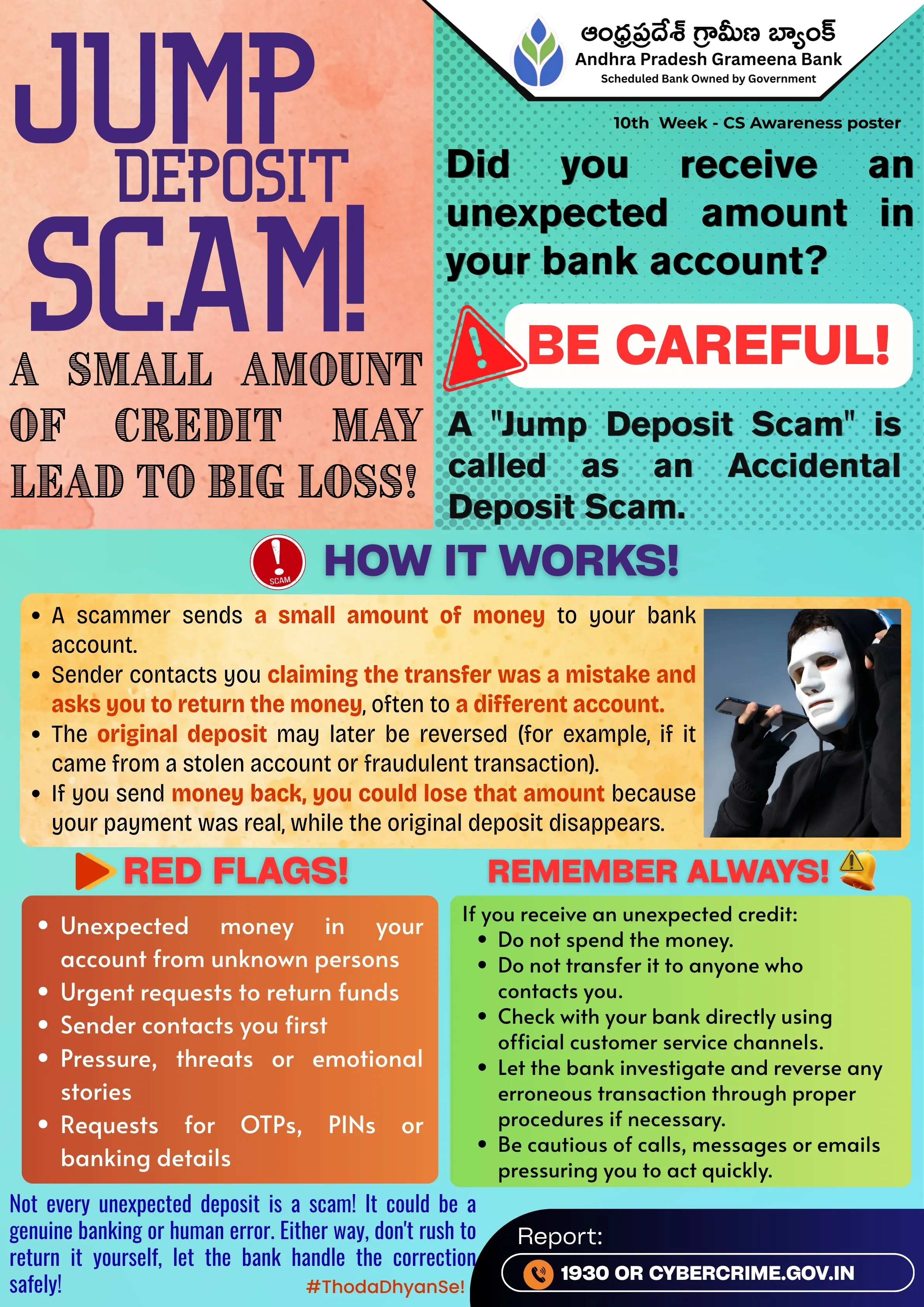 Week 10 - Jump Deposit Scam English